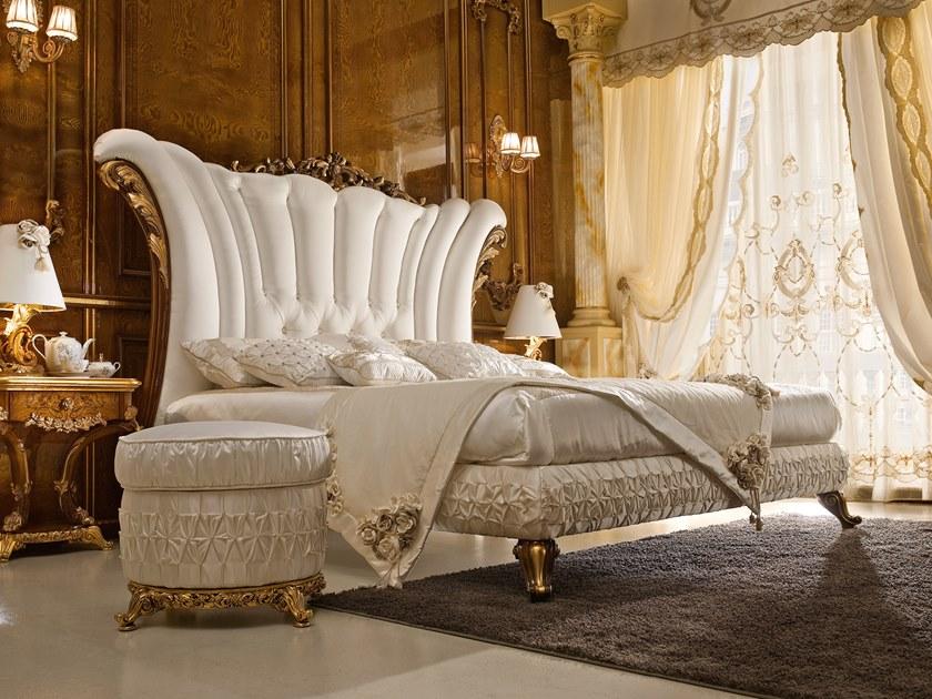 A.R. Arredamenti Двуспальная кровать из ткани с мягким изголовьем Dolcevita sun-id-1410956 - Вид №1