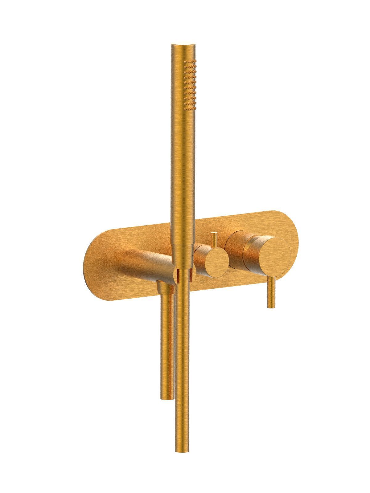 3 отверстия утопленный однорычажный смеситель для душа Rubinetterie Frattini Pepe XL ARCH-00143936 - Вид №26