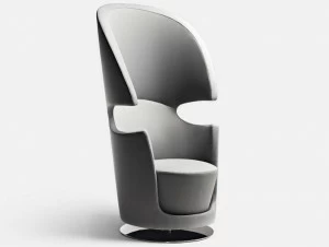 La Cividina Кресло из ткани с высокой спинкой Folies bergere