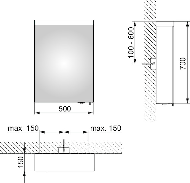 24201171201 Зеркальный шкаф KEUCO Royal Reflex.2 - Вид №2