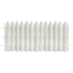 Собирающая тесьма для штор цвет белый 50 м Р.8526