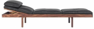 BassamFellows Мягкая кушетка из кожи Daybed Cb-41