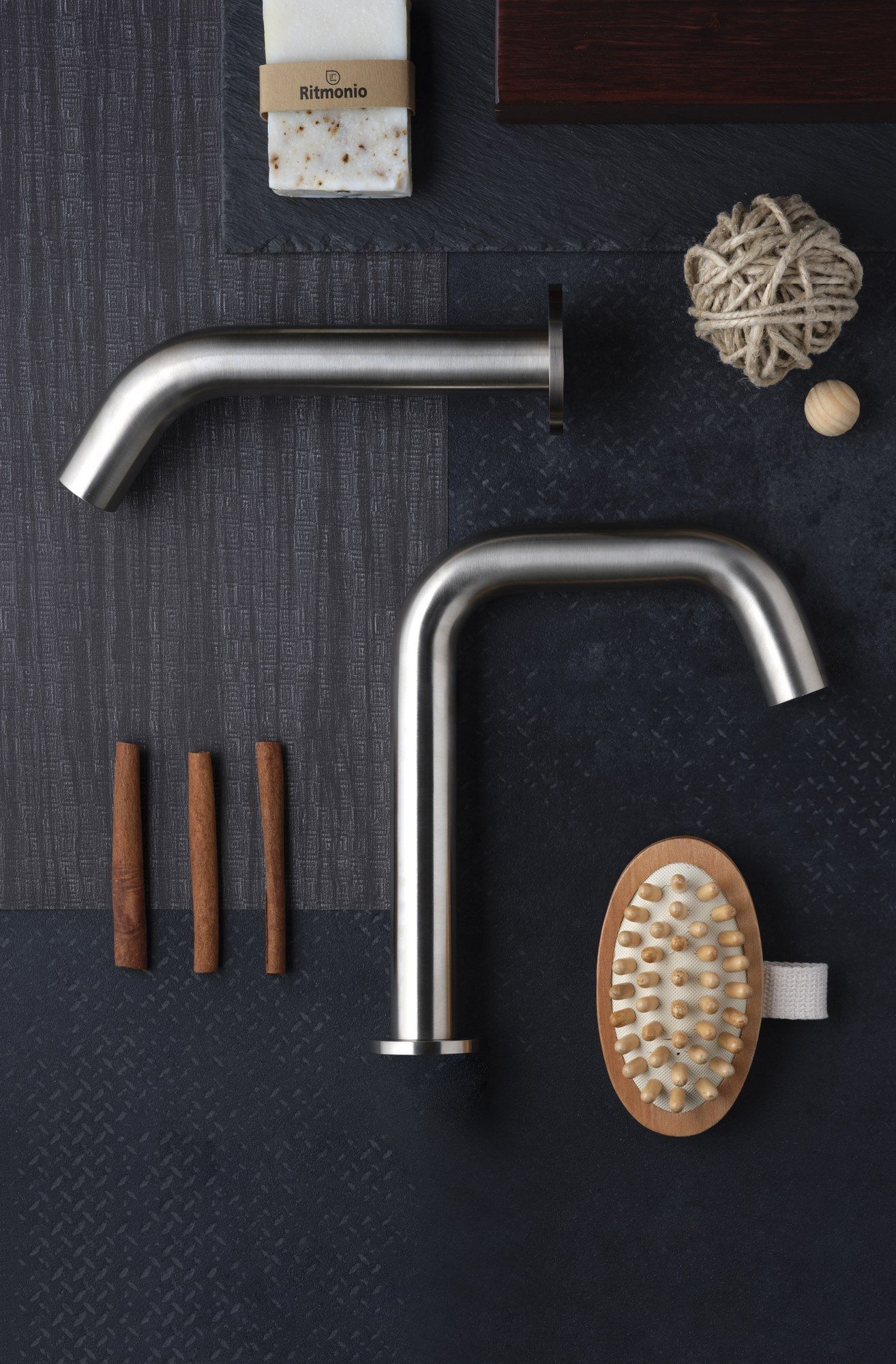 Настенный электронный смеситель для раковины Ritmonio диаметр 35 E-flow ARCH-00014388 - Вид №2