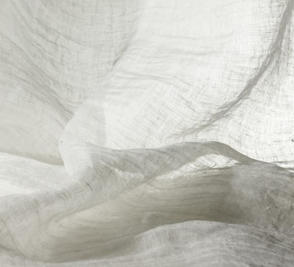 Льняная вуаль моющаяся однотонная ткань Dedar WIDE LINEN COLIBRI' ARCH-00030793 - Вид №2