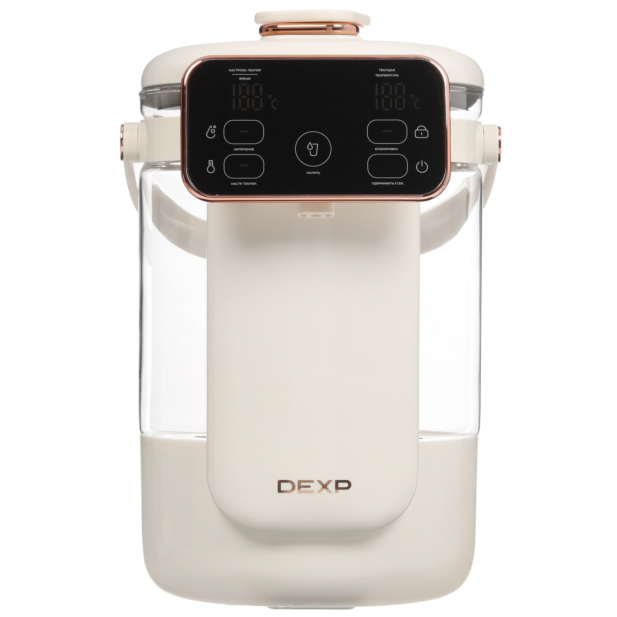 9085106 Термопот DEXP THP-250 G бежевый STDN-0144501 - Вид №1