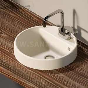 5055429003 Накладная раковина под столешницу  круглая Ceramica Flaminia Twin