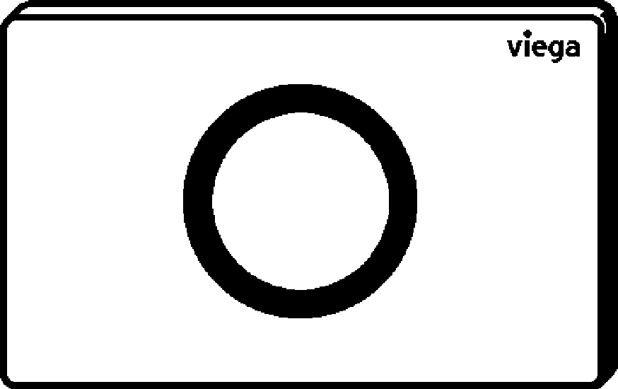 Системная техника  Панели смыва/принадлежности VIEGA 774 370 Модель 8635.1 Santreyd  - Вид №2