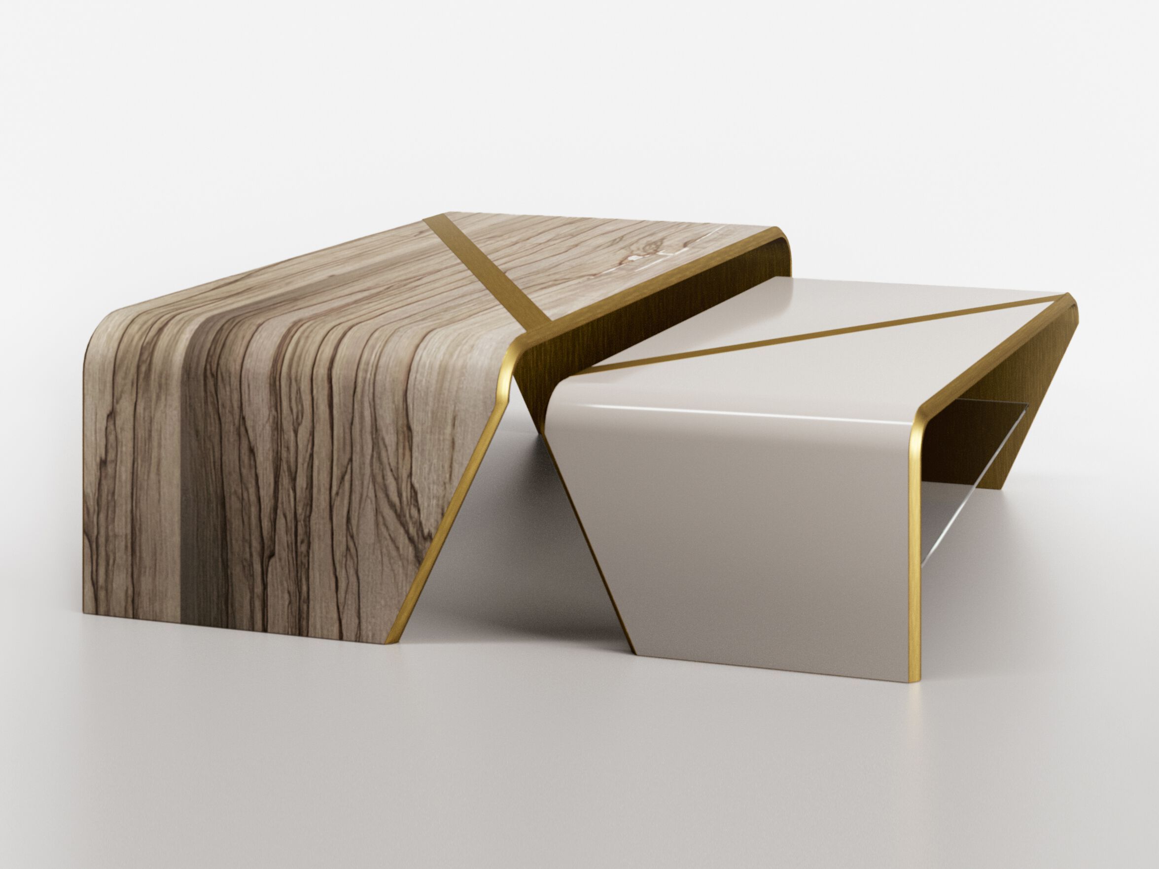 Деревянный низкий прямоугольный журнальный столик Bizzotto Italia Нара ARCH-00033060