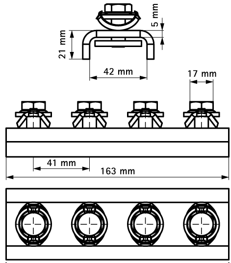 665885421 BIS RapidStrut® Продольный соединитель G2 (BUP1000) для создания конструкций из профиля Strut walraven  - Вид №1