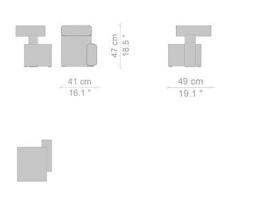 Журнальный столик из нержавеющей стали CASSINA Soft Corners ARCH-00129132 - Вид №17