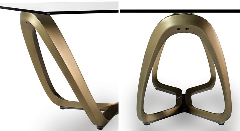 Reflex Прямоугольный обеденный стол из стекла Segno sun-id-1366693 - Вид №4