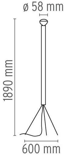 Flos Торшер из металла Home collection - pavimento sun-id-1350254 - Вид №2