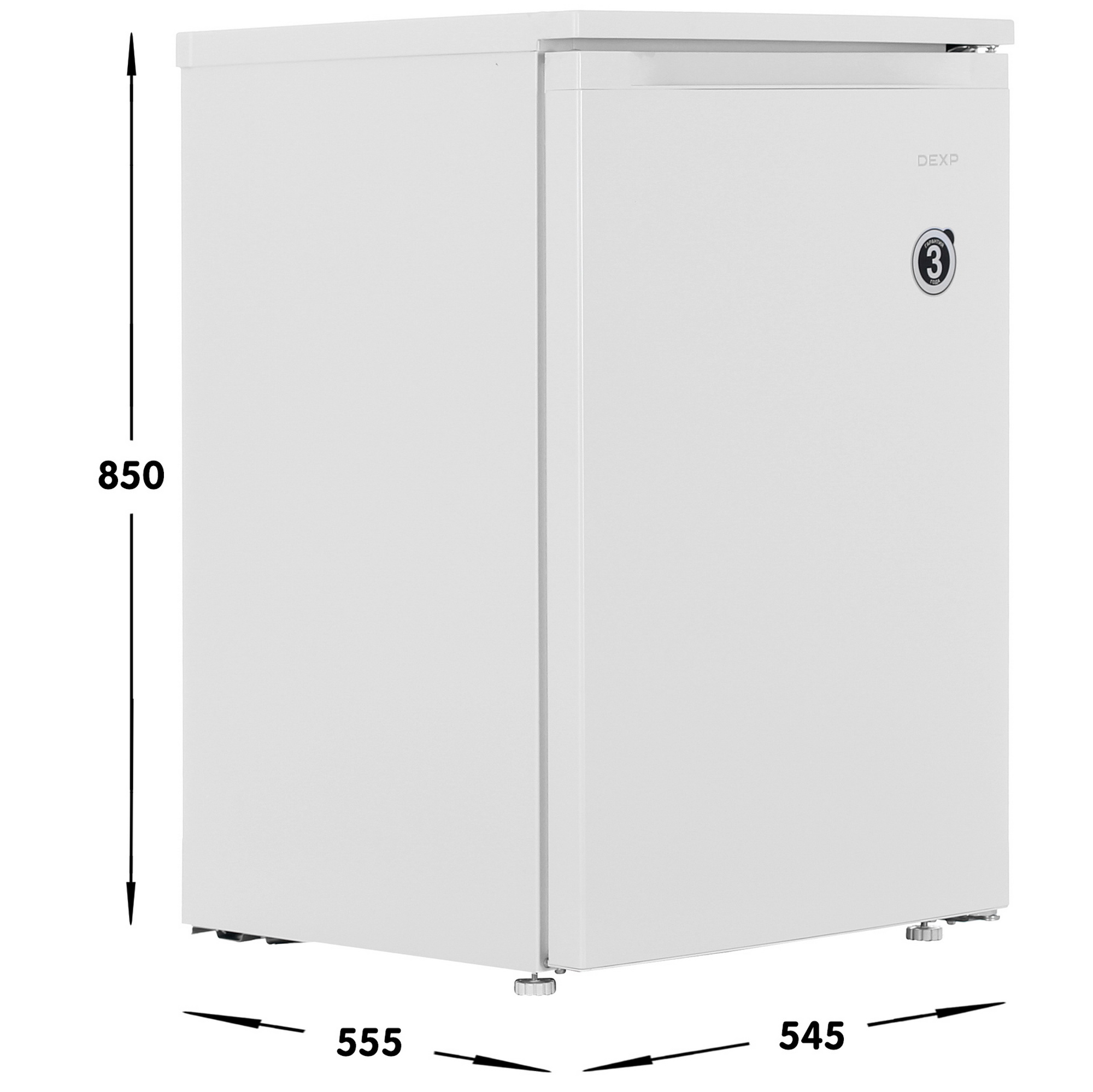 9223598 Холодильник компактный   DEXP S-11AMG белый STDN-0134402 - Вид №7