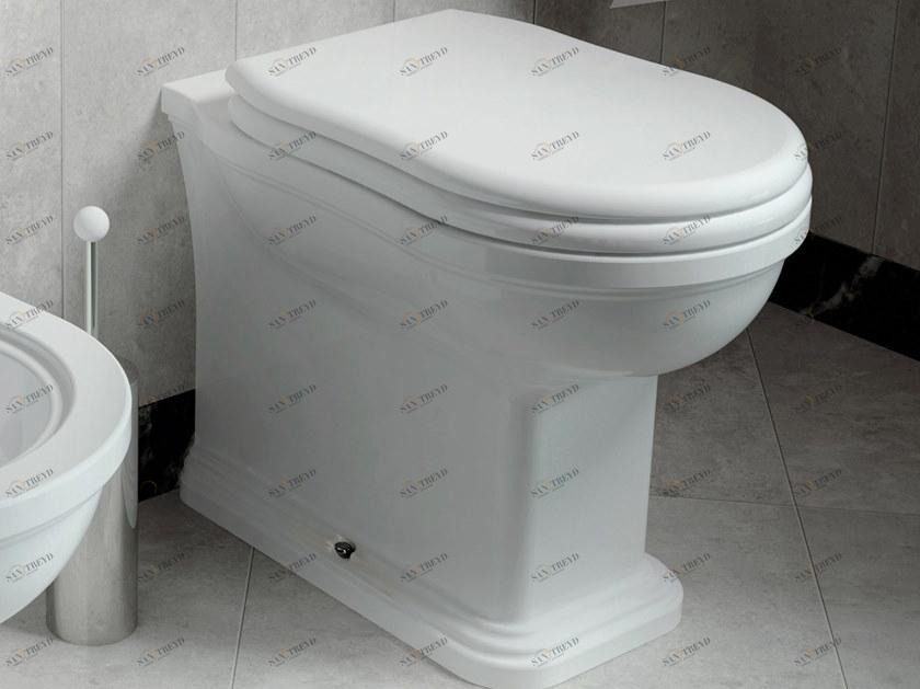 Ef117 Приставной унитаз напольный Белый Ceramica Flaminia Efi Италия