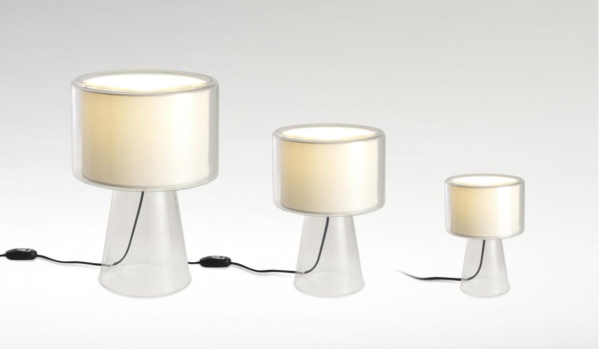 094946 Настольная лампа M натуральный хлопок Marset Mercer 