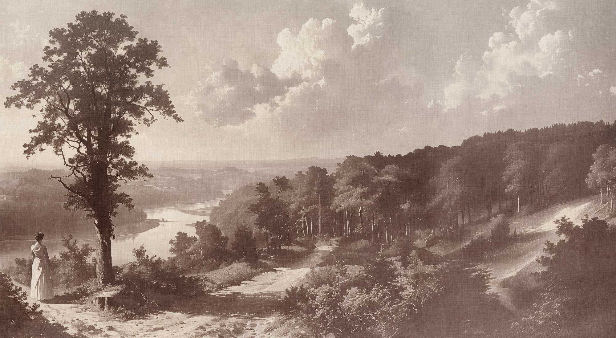 Панорамные обои с пейзажами Tecnografica New Romantic ARCH-00056331 - Вид №3