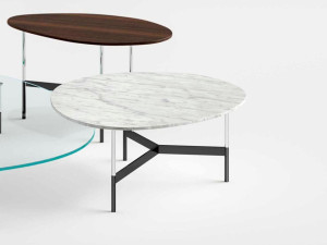 Журнальный столик с мраморным верхом