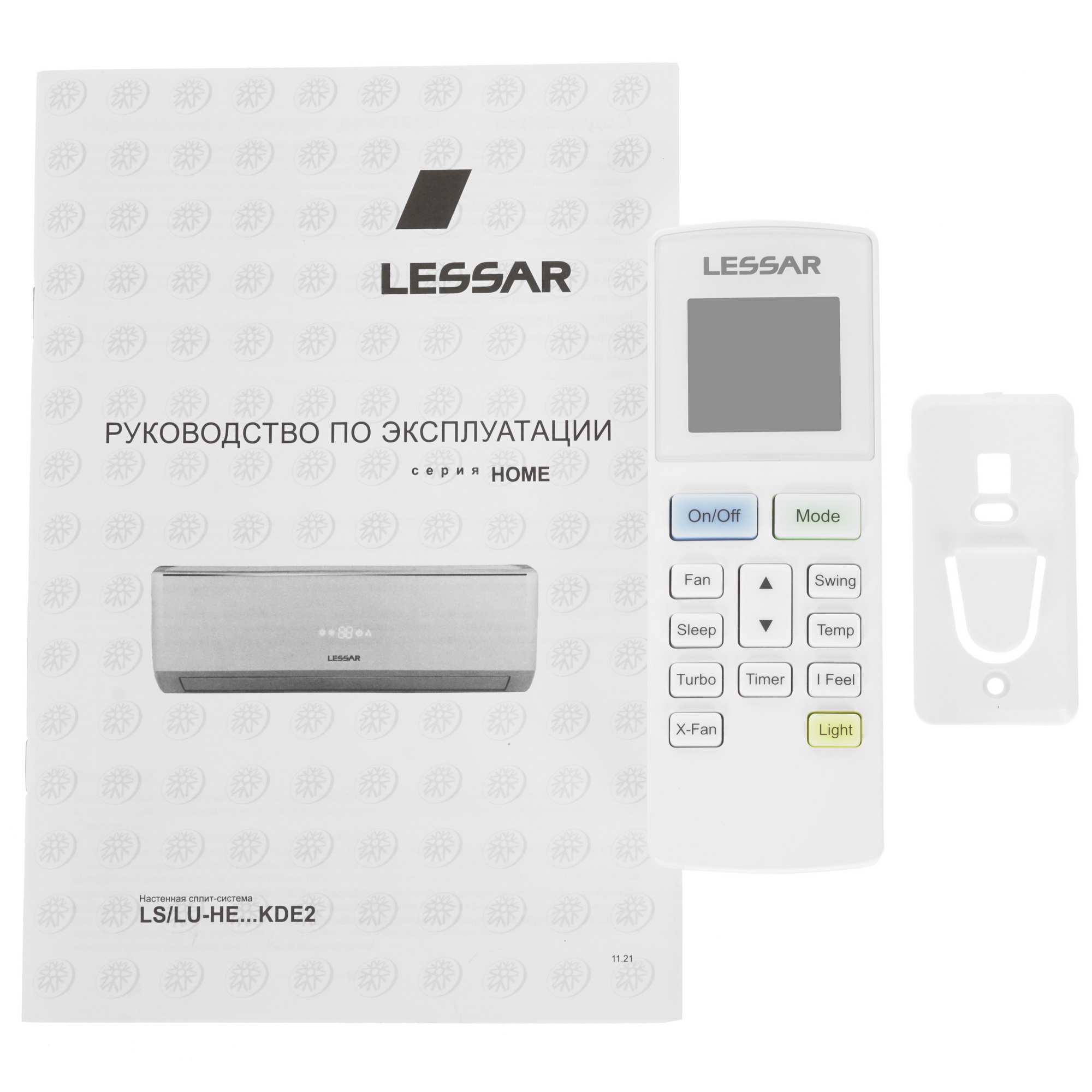 9986610 Кондиционер настенный сплит-система Lessar LS-HE24KDE2/LU-HE24KDE2 белый STDN-0115710 - Вид №10