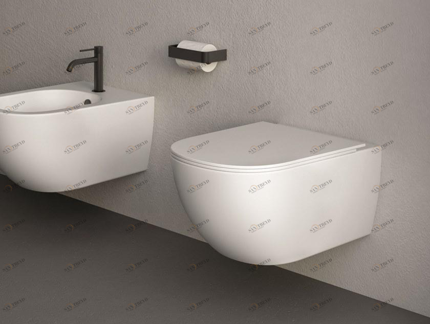 Подвесной унитаз настенный Белый Nic Pin Италия sun-id-1377416