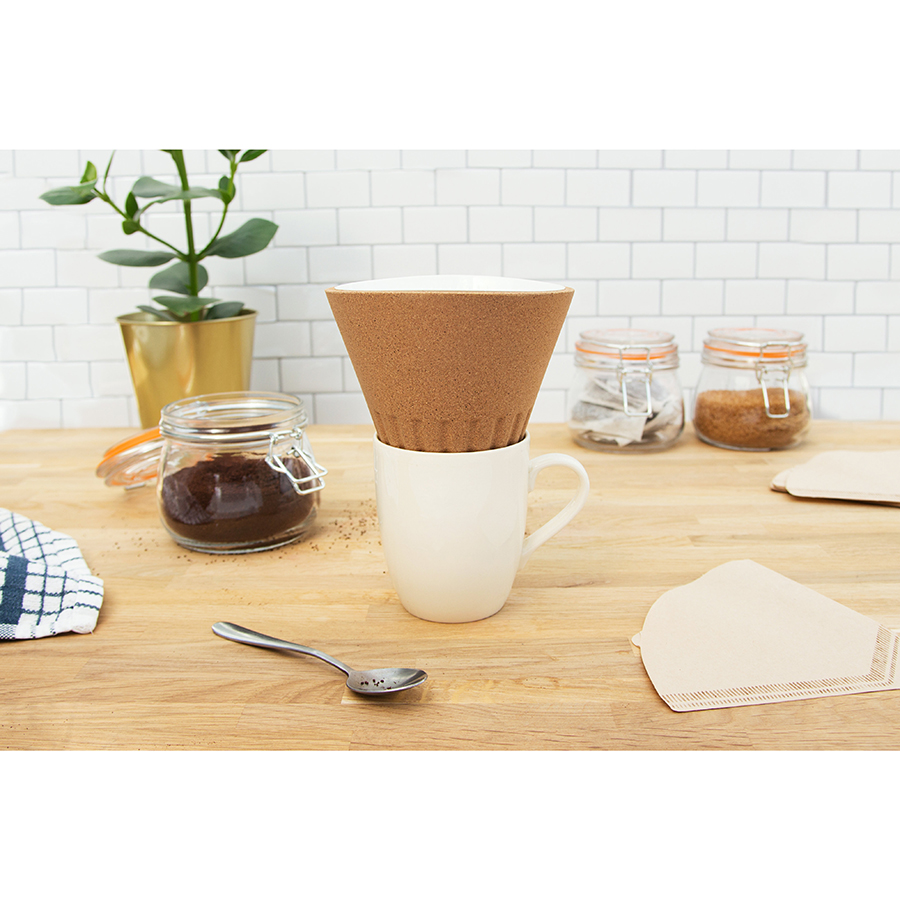 SK CORKDRIP1 Воронка-пуровер , пробковая Suck UK  - Вид №4