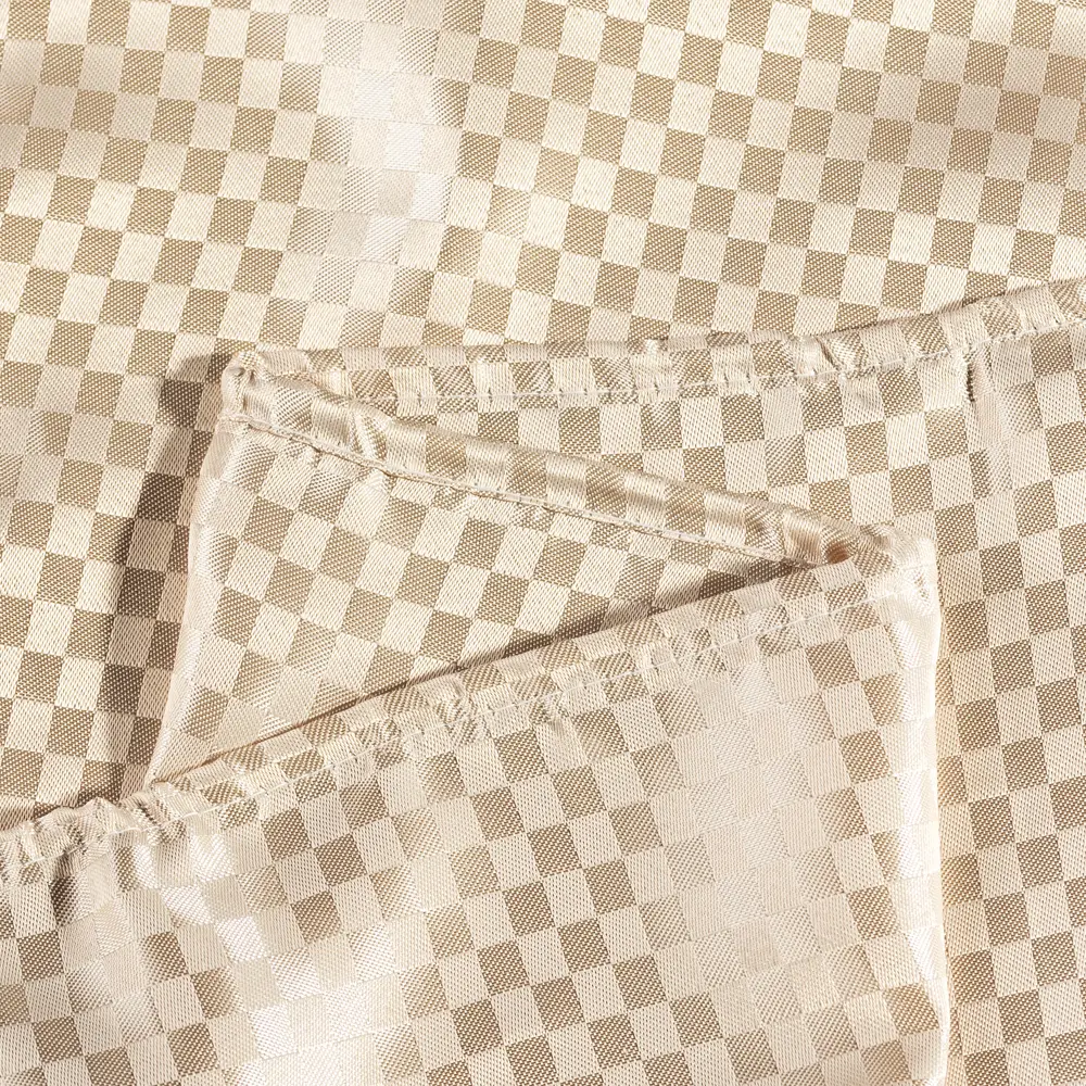 Штора для ванной Checks 180x80 см полиэстер цвет бежевый VERRAN Cheks STLM-2001180 - Вид №1