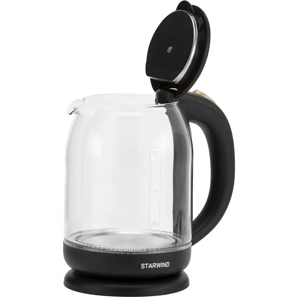 Электрический чайник Starwind SKG1052 1.8 л стекло цвет коричневый Santreyd STLM-2196778 - Вид №1