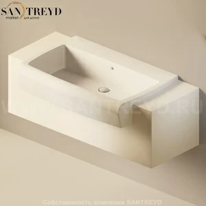 Flaminia UNA Консоль для раковины от 120 до 200 см бежевая UNA90C1.9003