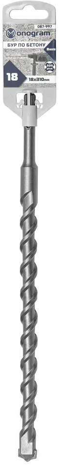 92726513 Бур по бетону MONOGRAM Basis SDS-plus 18x250/310 мм STLM-0543280