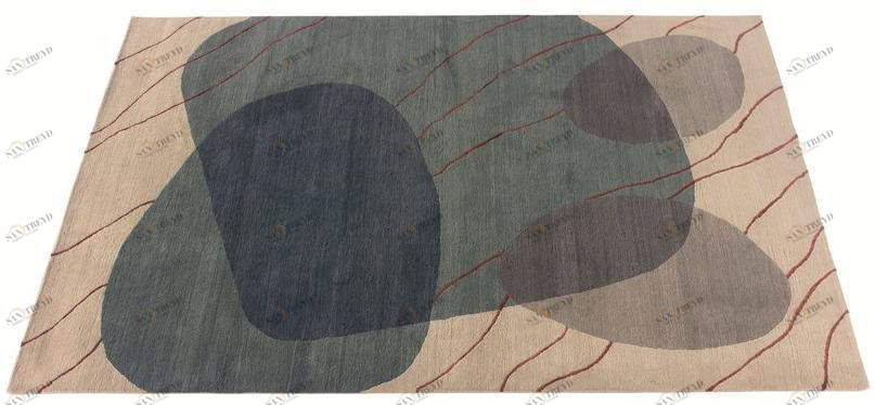 Deirdre Dyson Прямоугольный коврик ручной работы  13 