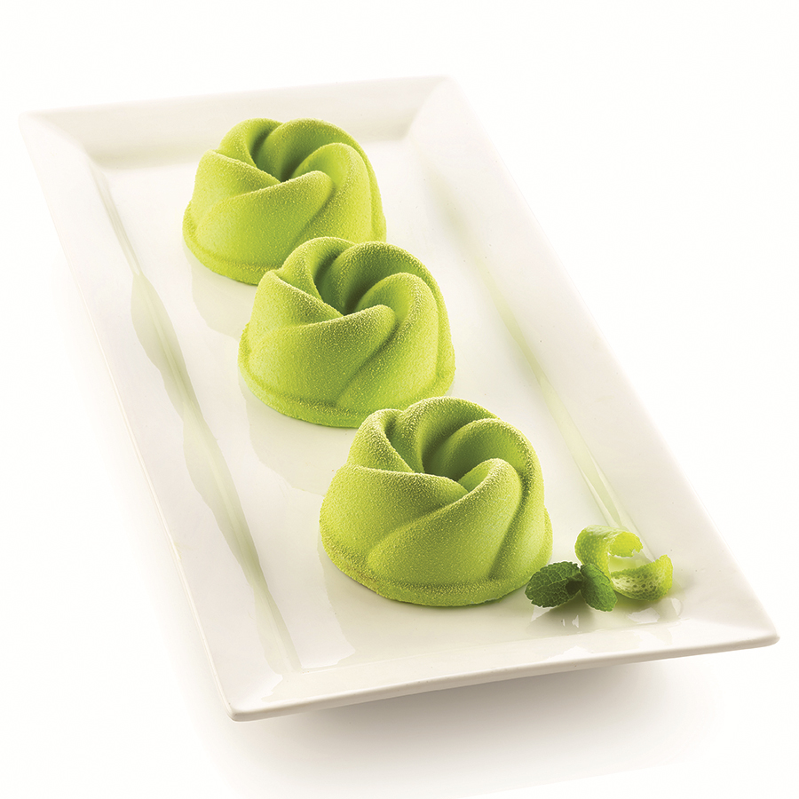 26.158.40.0065 Форма для приготовления пирожного vertigo 18 x 33,5 см силиконовая Silikomart 