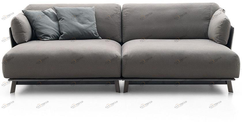 Ditre Italia 2-х местный тканевый диван с шезлонгом Kailua sun-id-1494905