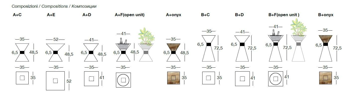 Деревянный журнальный столик для гостиной Longhi Loveluxe 2017-Essence collection ARCH-00091573 - Вид №4
