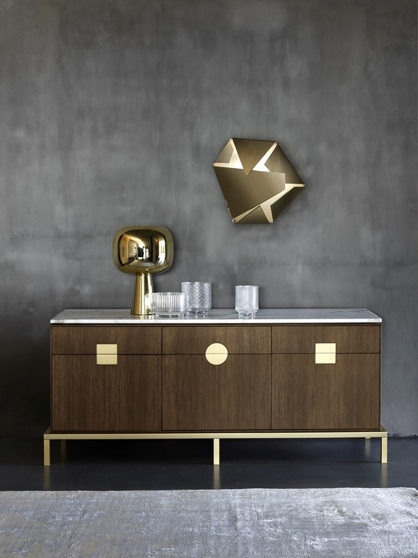 GHIDINI1961 Комод из фанерованной древесины с ящиками Zuan Pr302sb101 - Вид №5