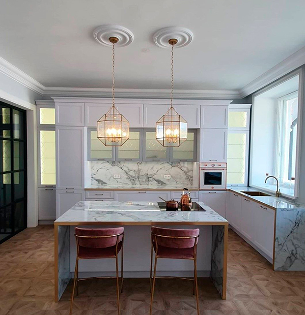 Столешницы для кухни - Мрамор бианко LIGRON LIST403 318 - Вид №9