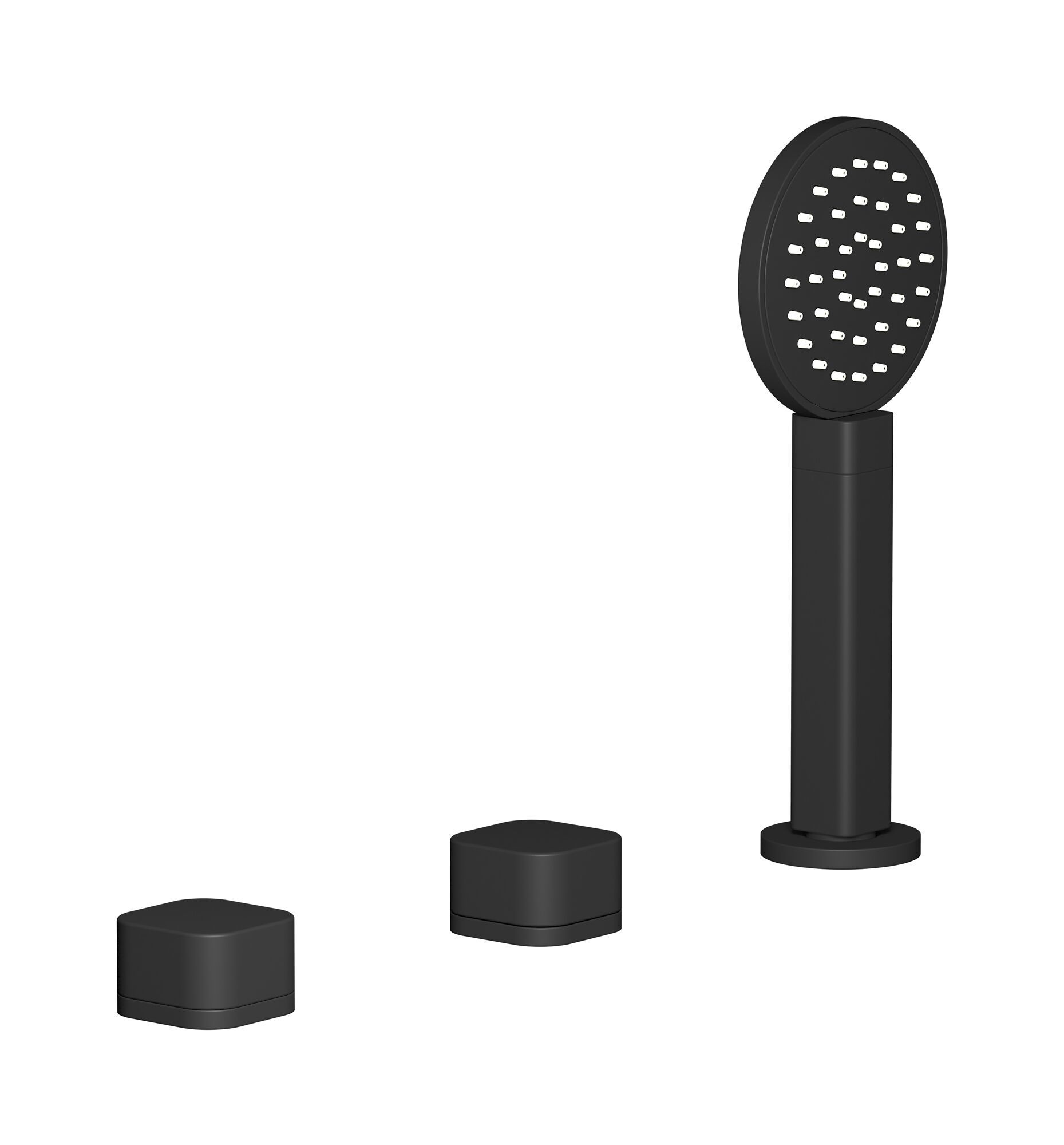 Встраиваемый смеситель для ванны с 3 отверстиями и ручным душем IB Elio ARCH-00084092 - Вид №6