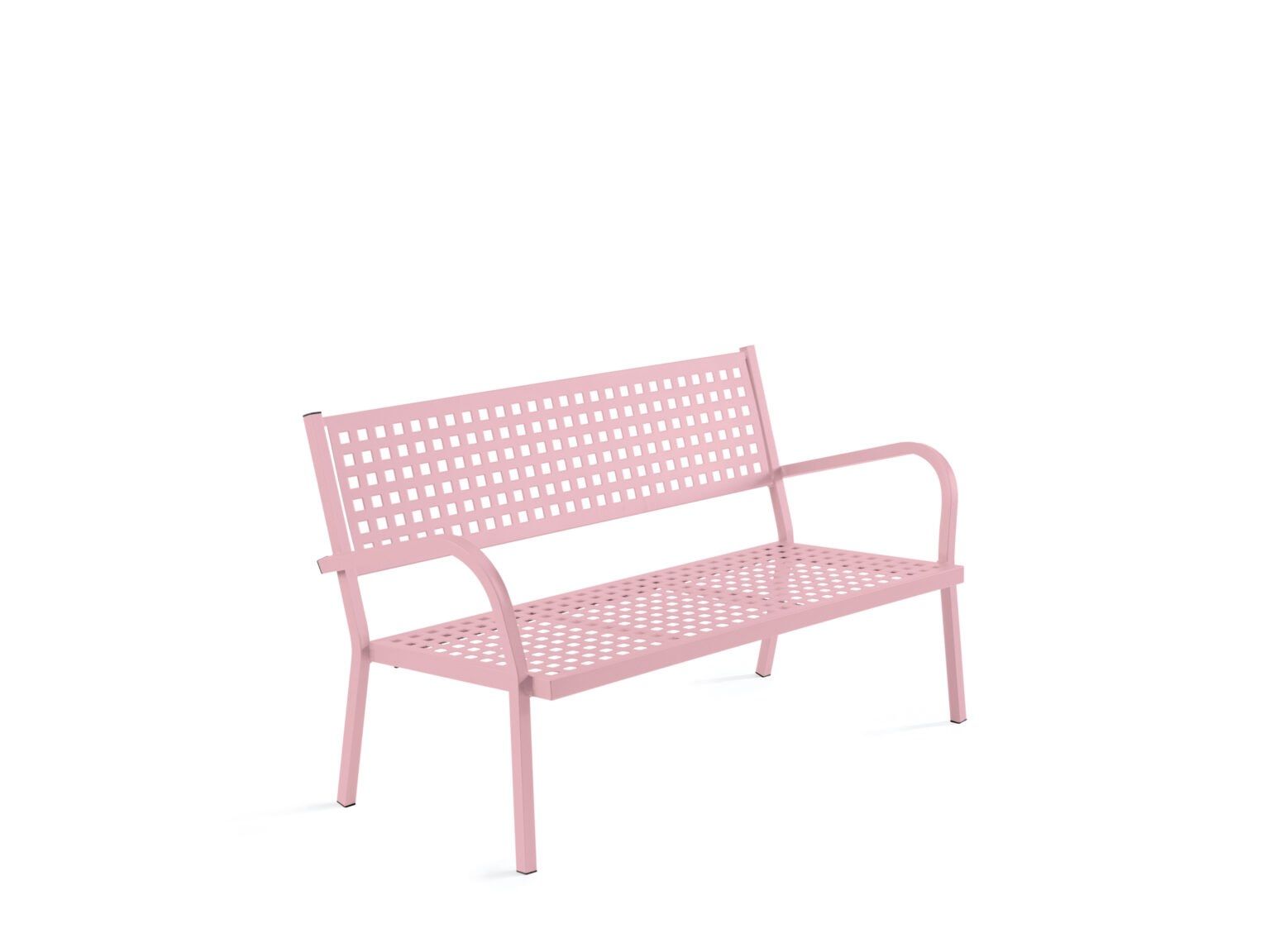 Металлическая садовая скамейка с подлокотниками Vermobil ARCH-00085459 - Вид №15