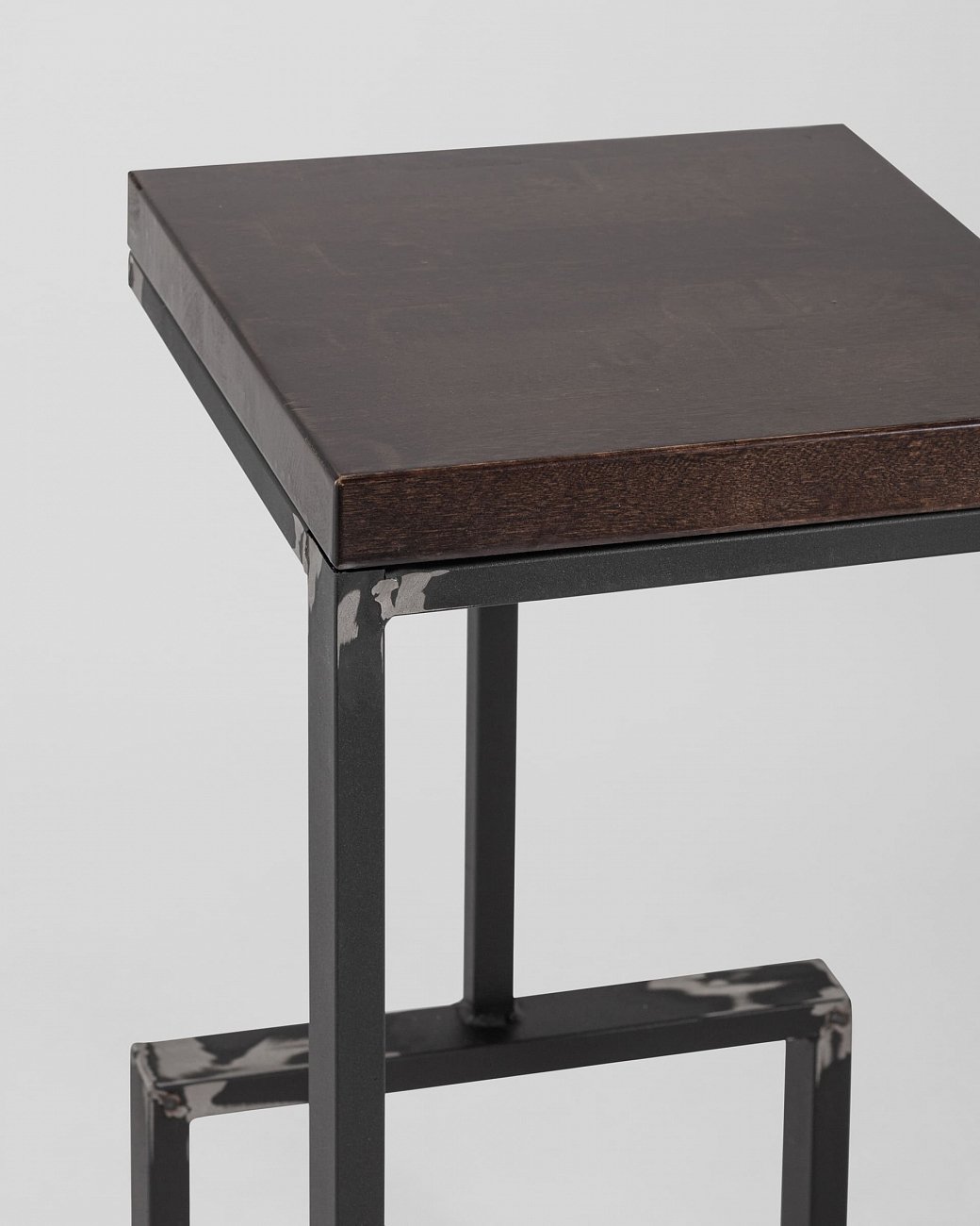 Барный стул коричневый с деревянным сиденьем "Альтрон" STOOL GROUP  00-3945991 Коричневый  - Вид №6