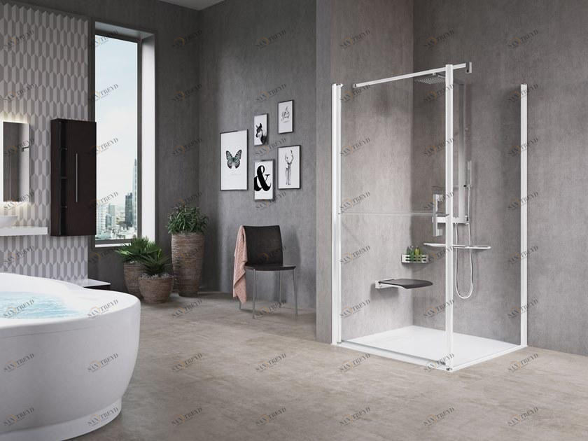 NOVELLINI Душевая кабина ниша с распашной дверцей Free sun-id-1365708