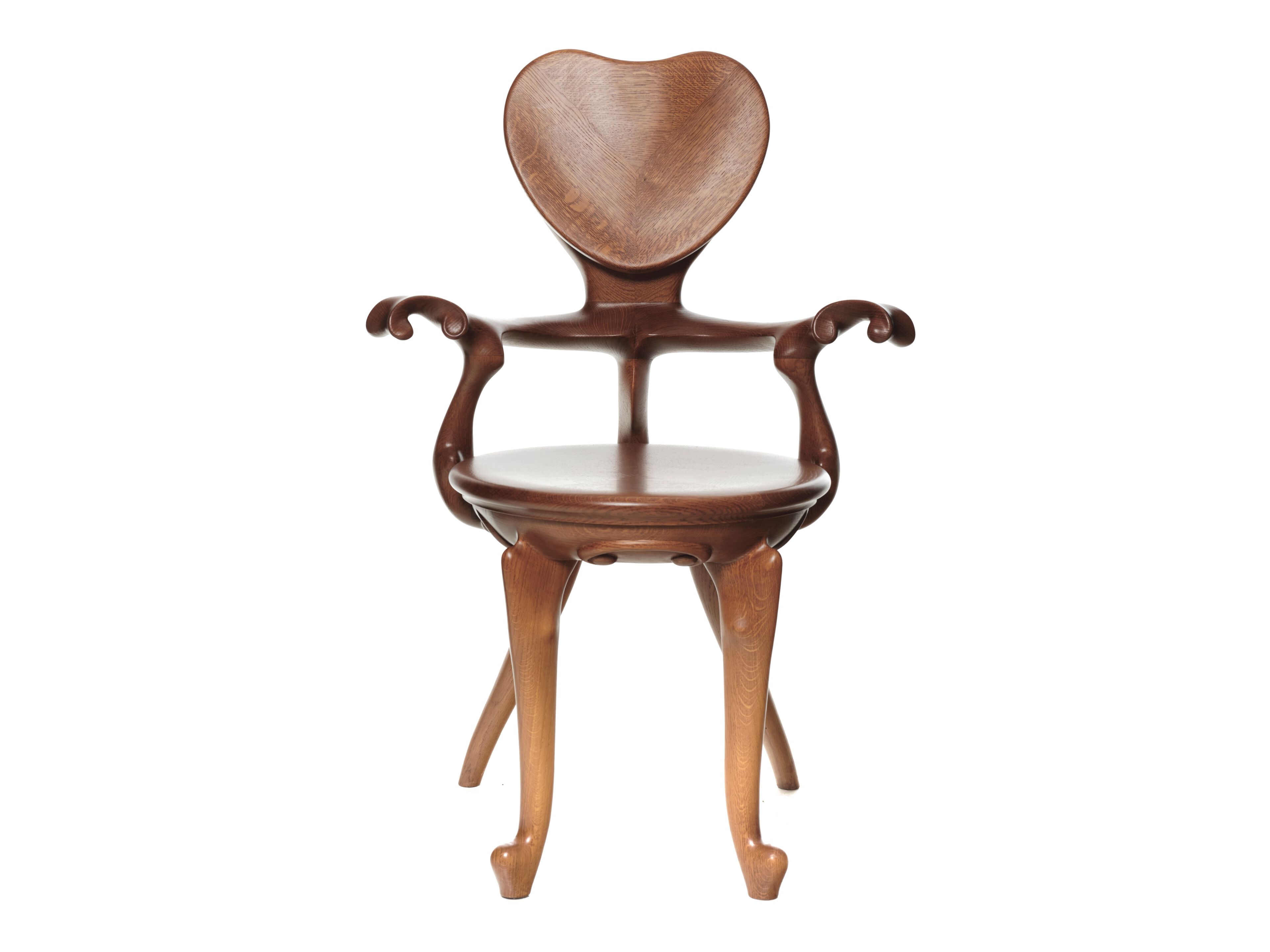 Стул из массива дерева с подлокотниками BD Barcelona ARCH-00142689 - Вид №1