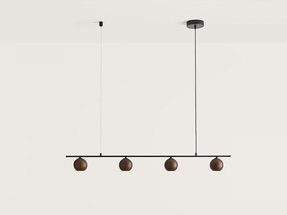 100981 Подвесной светильник 4L орех Aromas del Campo Lita - Вид №3