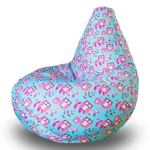 90668047 Мягкое кресло-мешок Mypuff bm_590 XL Компакт, оксфорд, совы STLM-1523191