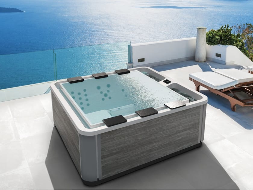 6-местный пейзажный мини-бассейн для наружного применения Kinedo A700 ARCH-00038912