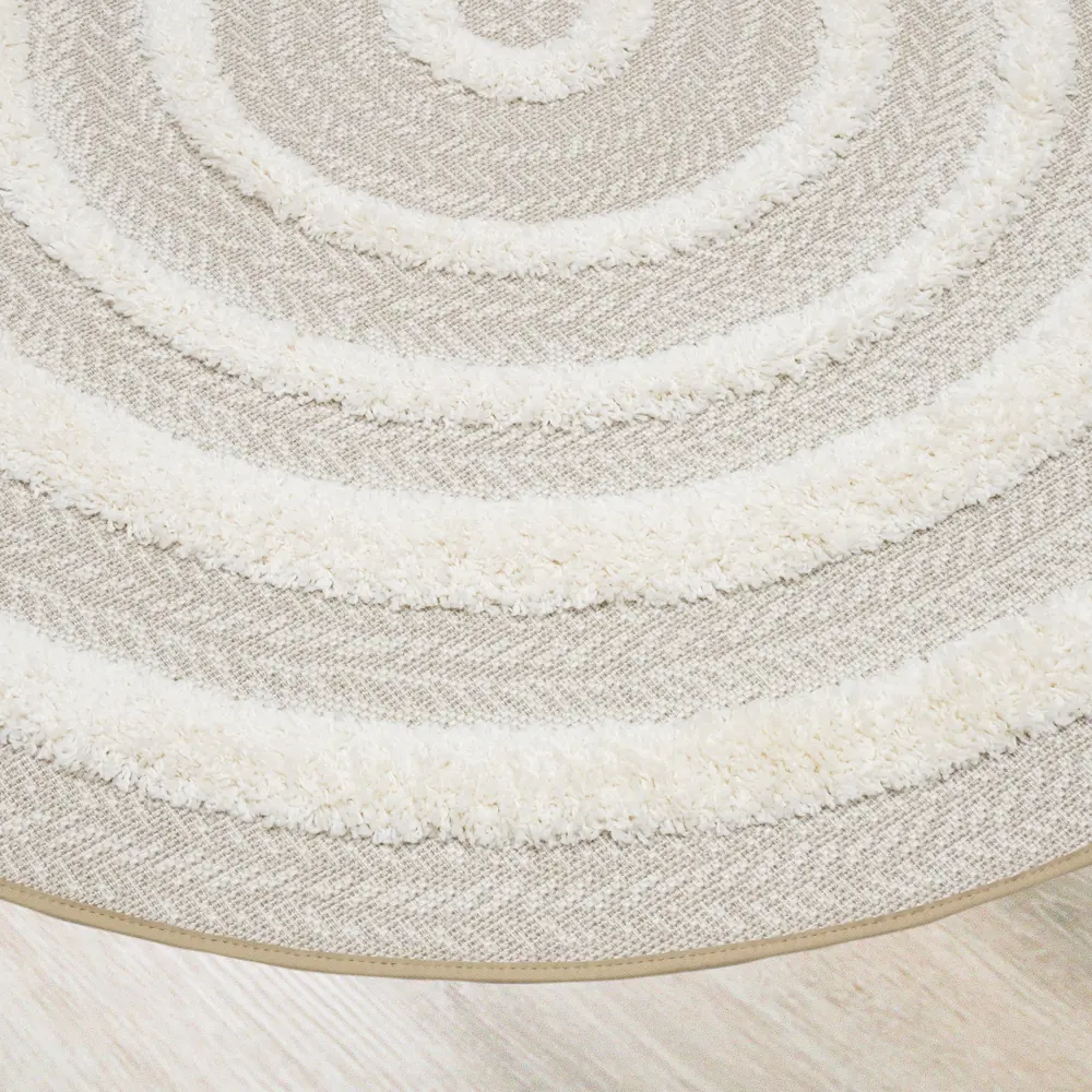 Ковер полипропилен Richie 15513/653 ø160 см цвет кремовый 82732928 STLM-2196710 BALTA RUGS 