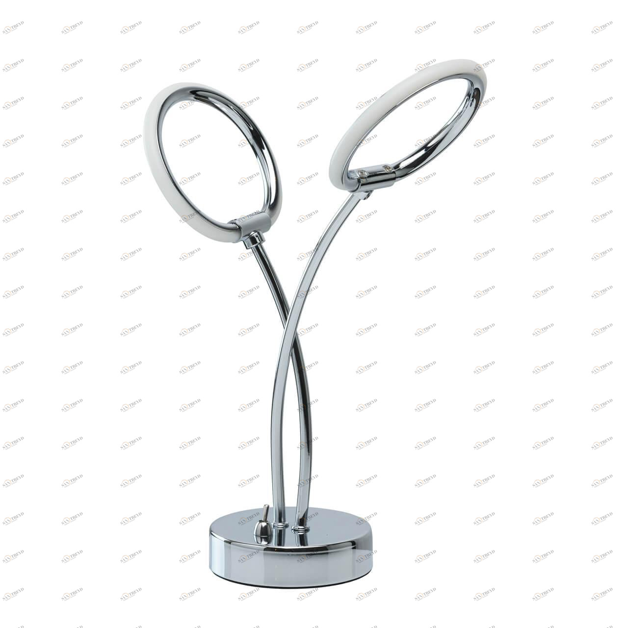 Настольная лампа De Markt Этингер 4 704031502 DE MARKT КЛАССИЧЕСКИЕ 194932 Прозрачный;хром 