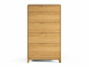 Комод высокий деревянный Case THE IDEA ДИЗАЙНЕРСКИЕ 209978 Бежевый