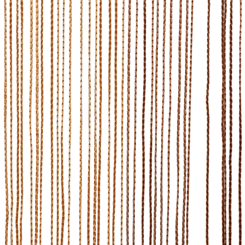 Штора нитяная Inspire, 150х280 см, цвет серо-коричневый/шоколадный STLM-2140819 - Вид №2