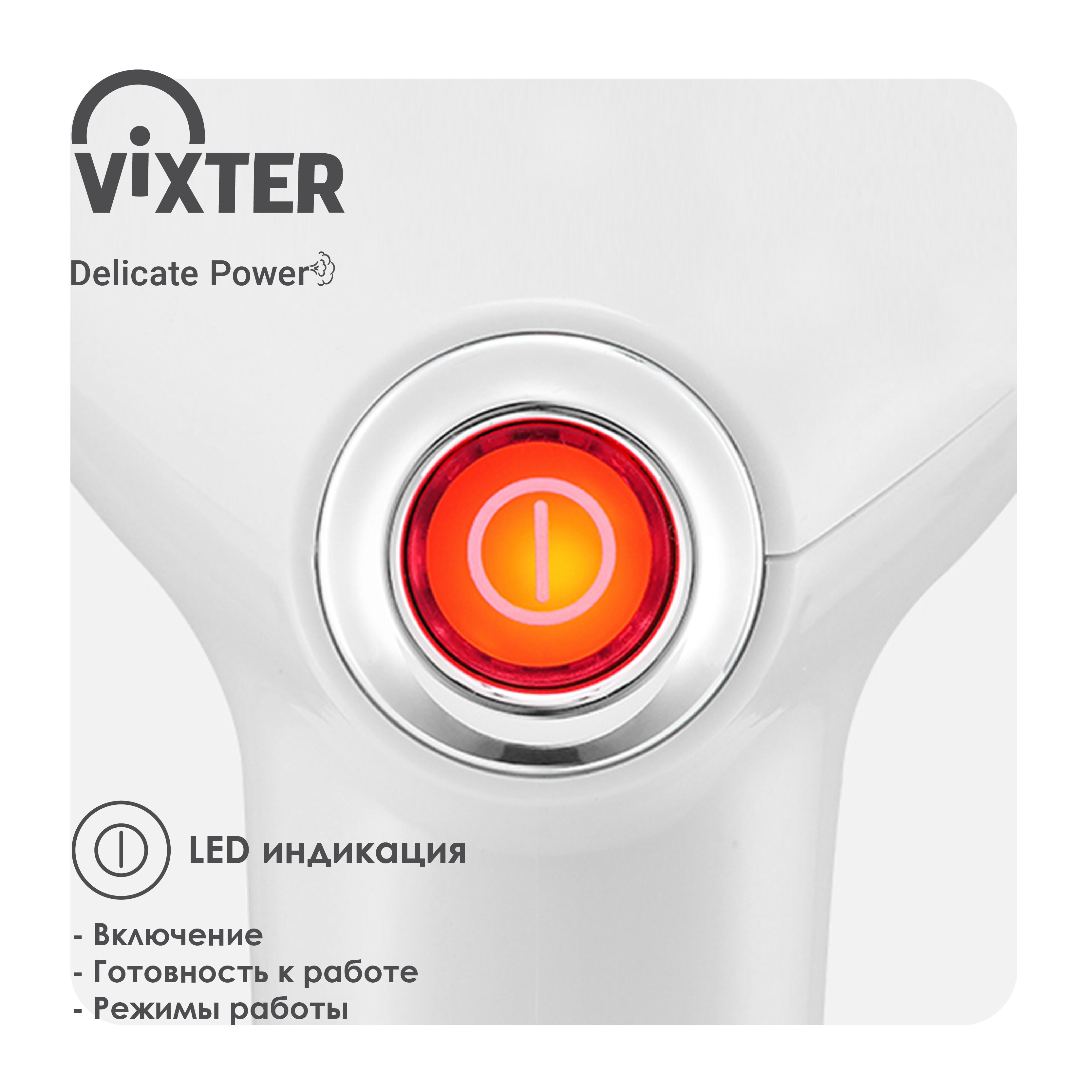 9050846 Отпариватель VIXTER GSH-1750 белый STDN-0114368 - Вид №14