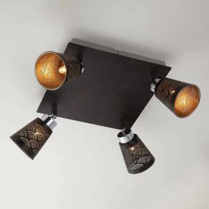 Светильник потолочный черный Eurosvet 20061/4 EUROSVET MONTE 00-3924333 Черный