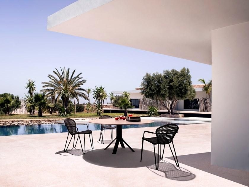 Joli Штабелируемый алюминиевый стул с подлокотниками Fizz sun-id-1486120 - Вид №1