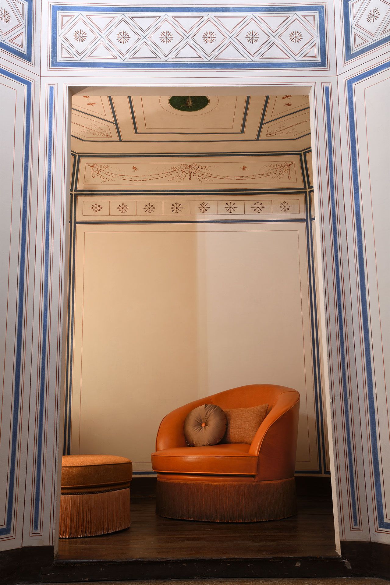 Кожаное кресло с подлокотниками Domingo Salotti Dione ARCH-00143708 - Вид №3